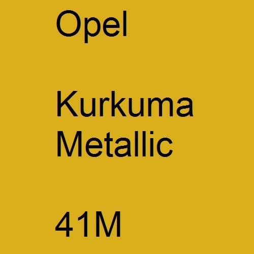 Opel, Kurkuma Metallic, 41M.